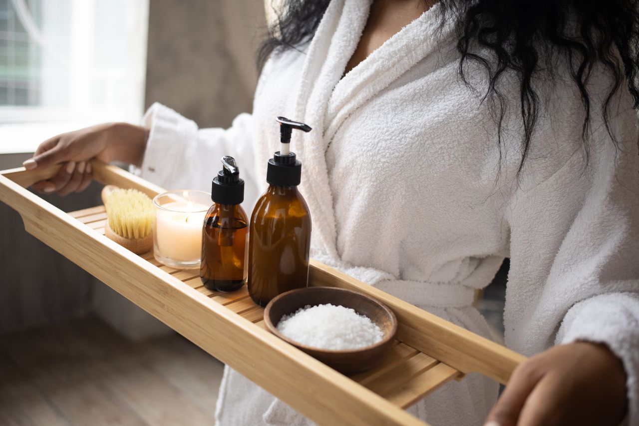 Etherische olie cursus met wellness toepassingen en amber flesjes